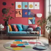 哪些颜色和形状最适合用于装饰房间或办公室的空间？