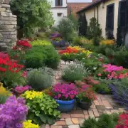 如果有一个大花园里种满了各种各样的颜色形状和大小的花朵你会选择什么类型的植物作为你的庭院里的主要元素呢？为什么？